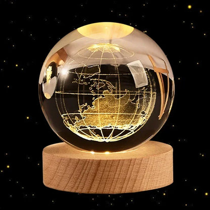 EarthSphere: Planeta Tierra de cristal en 3D