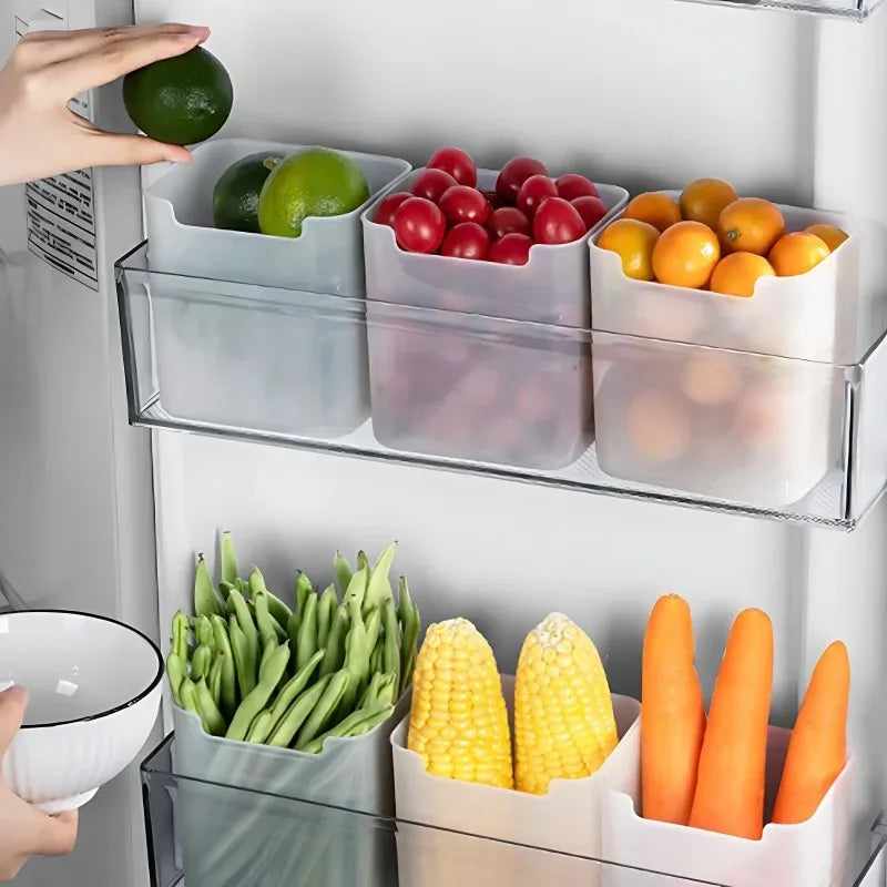 FridgeSort : boîtes de conservation empilables pour aliments